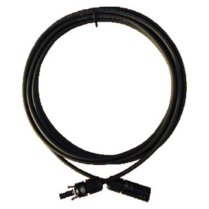 Solarkabel schwarz 4mm² mit Solarstecker montiert