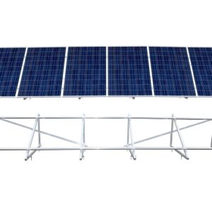PV-zonnepanelenonderconstructie voor 6 modules