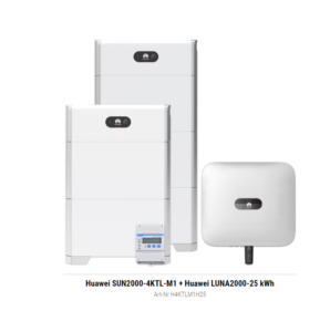 Huawei SUN2000-4KTL-M1 + Huawei LUNA2000-25 kWh