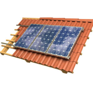 Pfannendachhalterung 100 Watt Module Rahmenhöhe 35mm