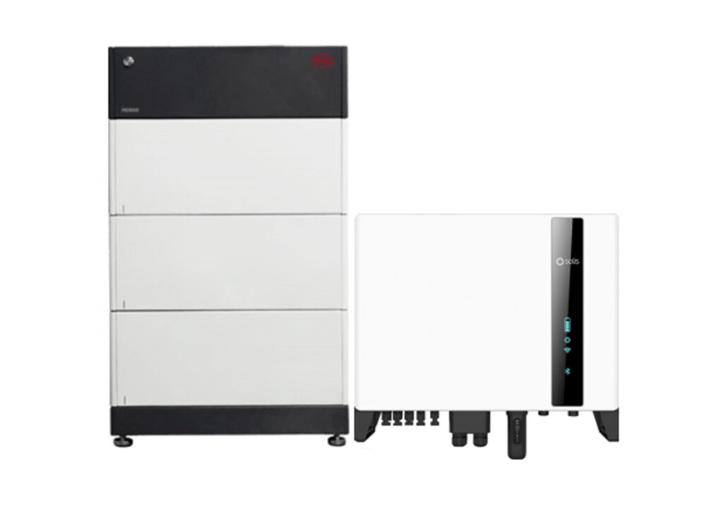 Solis S6 5KW 3Ph Hybrid Inverter inkl. Smart Meter + BYD Hochvolt Battery-Box Premium HVM 8.3