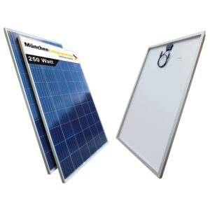 3 Stück 250 Watt Solarmodule Polykristallin