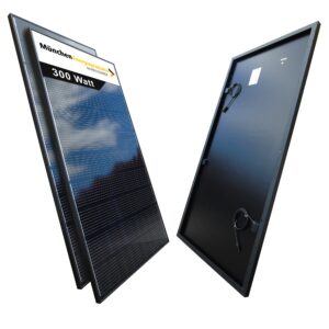 18 Stück 300Watt Solarmodule Monokristallin in schwarz